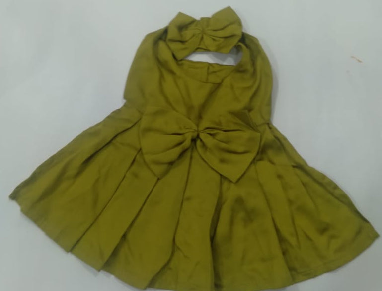 Green Occassion Wear Frock