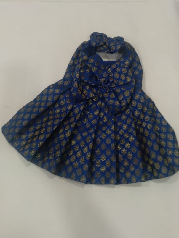 Blue Occassion Wear  Frock