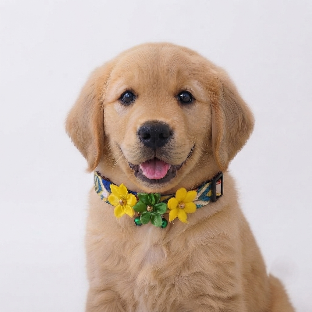 Sunshine Collar with flowers and bells